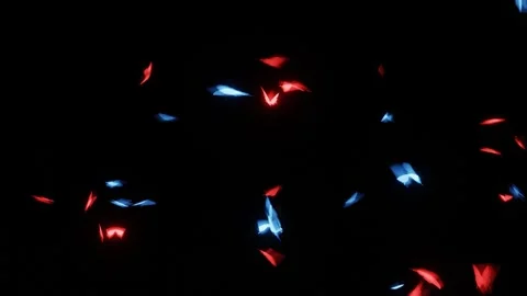 Butterfly, fight, 3d animation Video stock 249028272