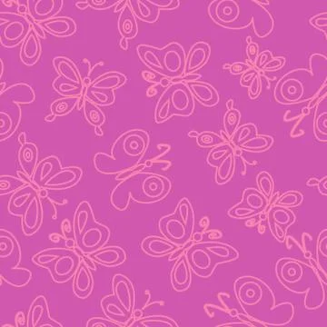 Butterfly flies high Stock Illustration