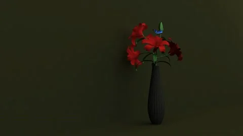 Butterfly on Flower Stock Footage 11323731