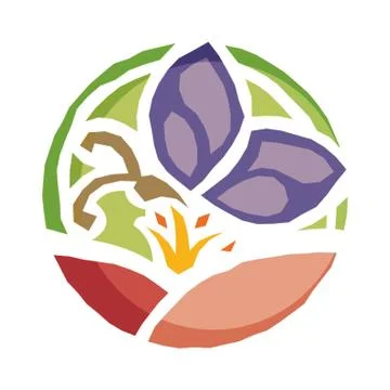 Butterfly On Flower Pollen Stock Illustration