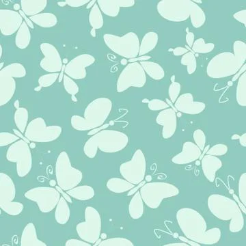 Butterfly fly high Stock Illustration