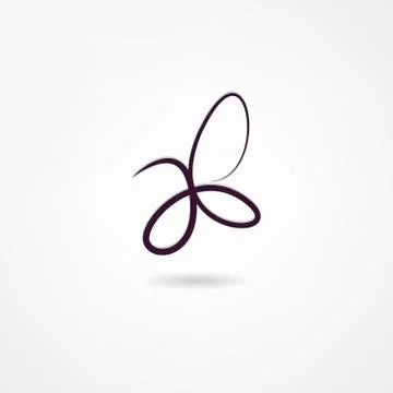 Butterfly icon Stock Illustration