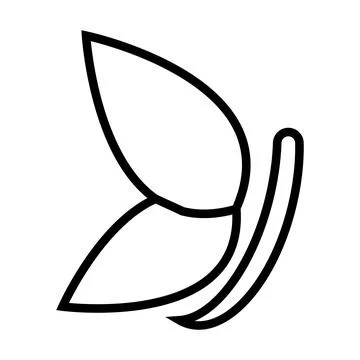 Butterfly icon Stock Illustration