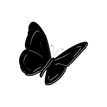 Butterfly icon Illustrazione stock