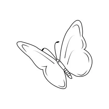 Butterfly icon Stock Illustration