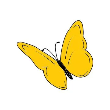 Butterfly icon Stock Illustration