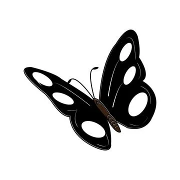 Butterfly icon Stock Illustration