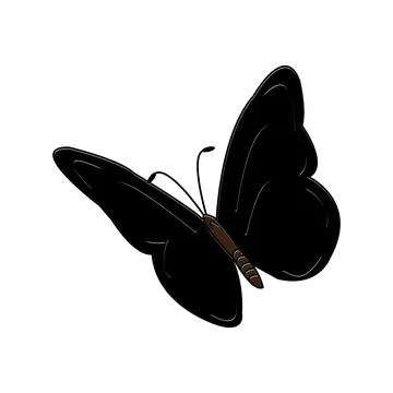 Butterfly icon Stock Illustration