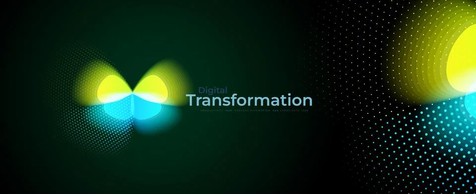 Butterfly Icon Logo Digital Transform Concept, AI Science Tech Transformation Stock Illustration