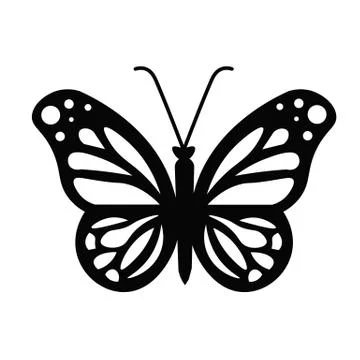 Butterfly Icon Vector Stock Illustration