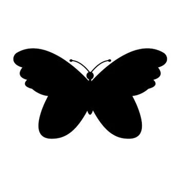 Butterfly icon on white background. flat style. beauty butterfly sign. Stock Illustration