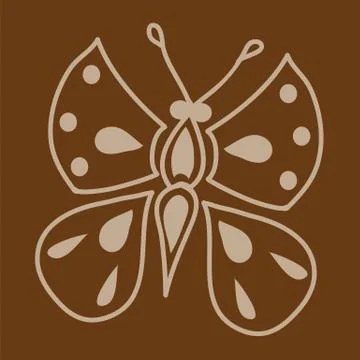 Butterfly Stock-Illustration
