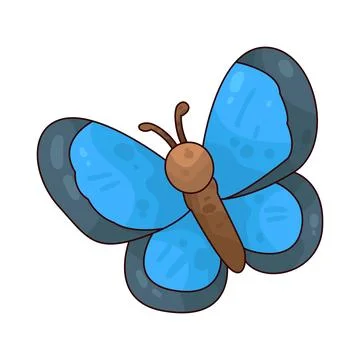 Butterfly illustration Stock Illustration
