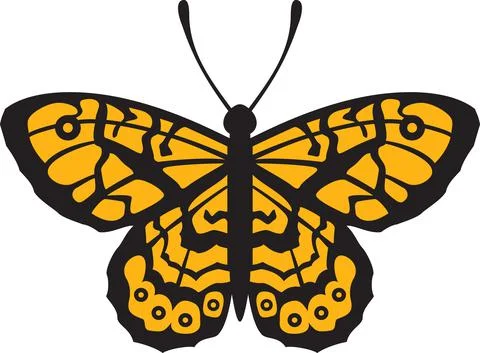 Butterfly insect icon Stock Illustration
