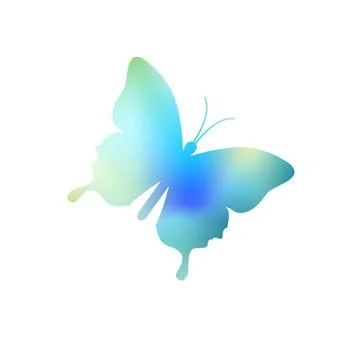 Butterfly isolated on white background Stock Illustration