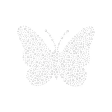 Butterfly in light design Stock Illustration
