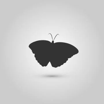 Butterfly logo design Stock Illustration