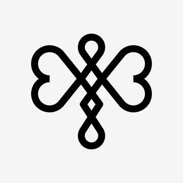 Butterfly logo Stock Illustration