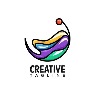 Butterfly logo Stock Illustration