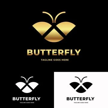 Butterfly Logo Stock-Illustration