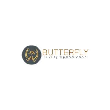 Butterfly logo template Stock Illustration