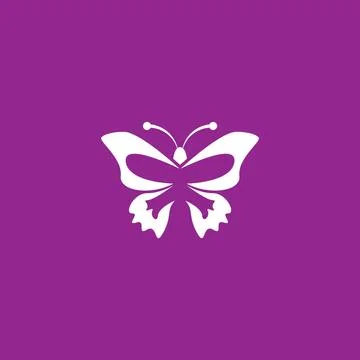 Butterfly logo template Stock Illustration