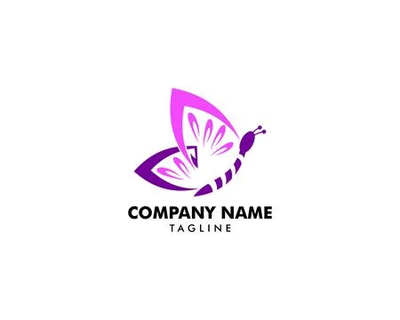 Butterfly Logo Template Stock Illustration