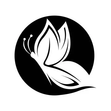 Butterfly logo template vector icon design Stock Illustration