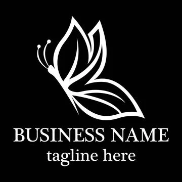 Butterfly logo template vector icon design Stock Illustration