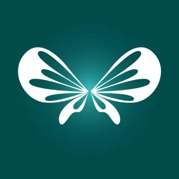 Butterfly logo vector Stock Illustration