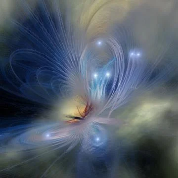 Butterfly nebula Stock Illustration