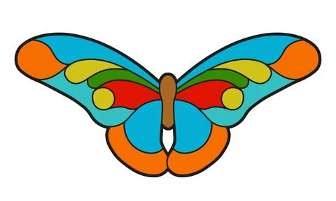 Butterfly or Moth Stock Illustration