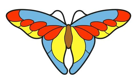 Butterfly or Moth Stock Illustration