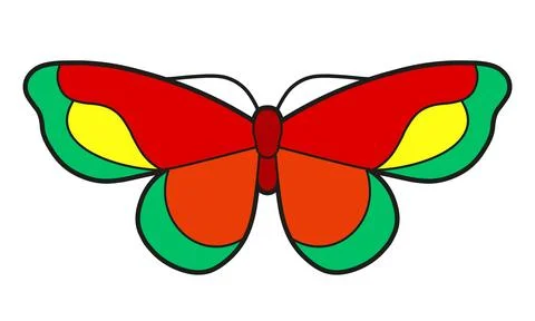 Butterfly or Moth Stock Illustration