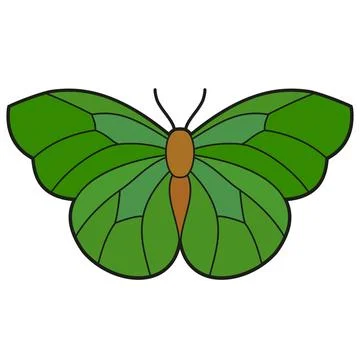 Butterfly or Moth Stock Illustration