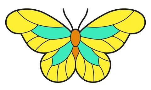 Butterfly or Moth Stock Illustration
