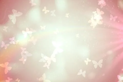 Butterfly pattern on abstract design Stock Photos