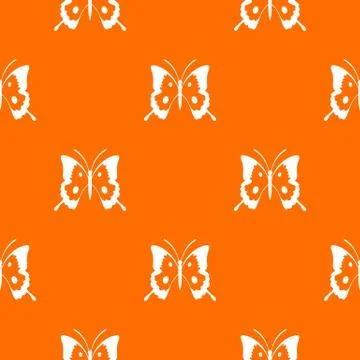 Butterfly pattern seamless Illustrazione stock