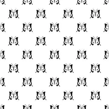 Butterfly pattern vector Illustrazione stock