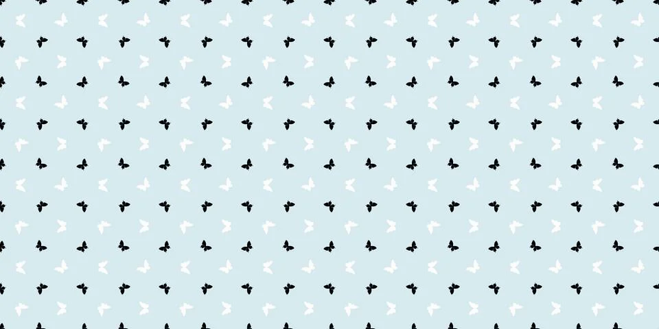 Butterfly repeat pattern vector background. 스톡 일러스트
