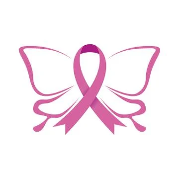 Butterfly Ribbon Illustrazione stock