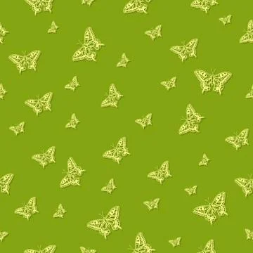 Butterfly seamless pattern Stock-Illustration