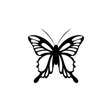Butterfly tail icon. Elements of world of insects icon for concept and web apps Stock Illustration