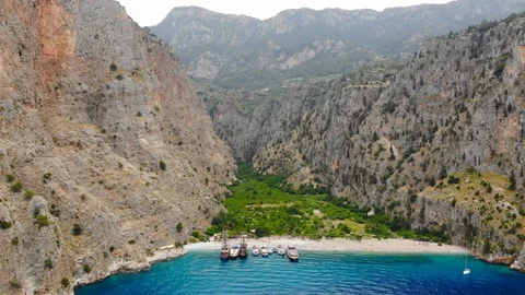 Butterfly valley Turkey Stock Footage 111556271