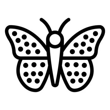 Butterfly Vector Icon Design Illustration Stock Illustration