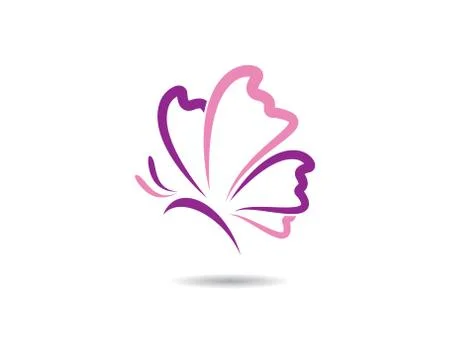 Butterfly vector icon Stock Illustration