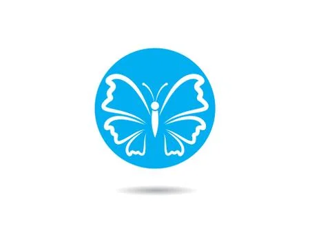 Butterfly vector icon Stock Illustration