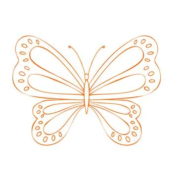 Butterfly vector icon Stock Illustration