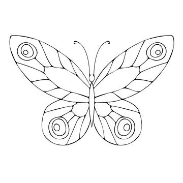 Butterfly vector icon Stock Illustration