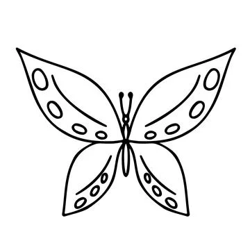 Butterfly vector icon Stock Illustration